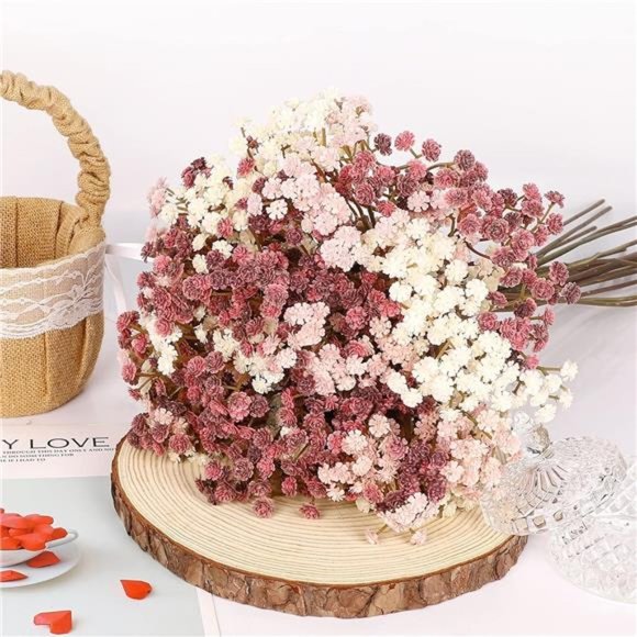 BabyBreath Flowers FallFlowers,10Pcs FakeGypsophila Plants Artificial BabyBreath - Picture 7 of 7